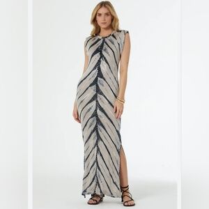 YFB MacKenzie Sandstone Savannah Wash  Sleeveless Muscle Maxi Dress L